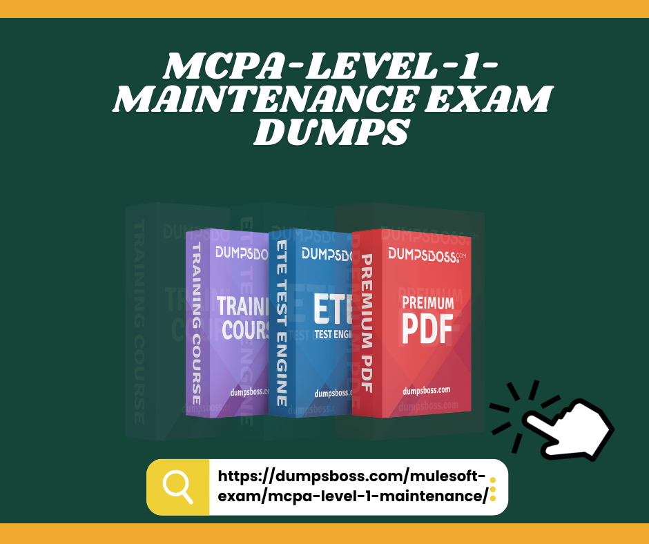 Trust Dumpsboss To Help Pass Mcpa-Level-1-Maintenance Exam Dumps Easily
